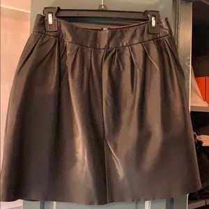 Black Leather Skirt